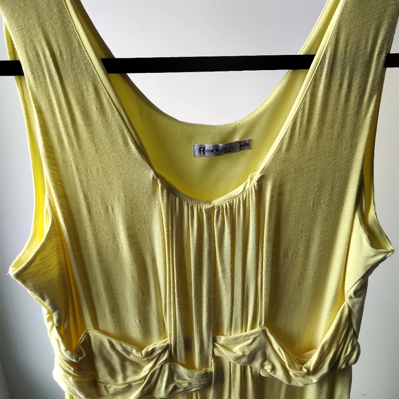 Ricki's Yellow Jersey Knit Dress  XL - Picture 8 of 10